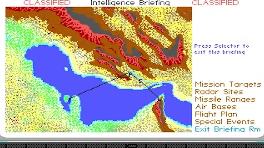 Скриншот 4 к игре F-19 Stealth Fighter