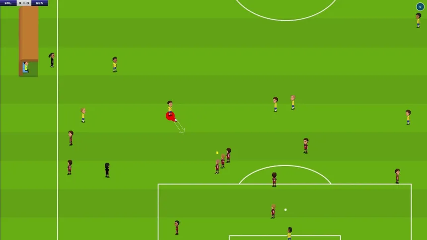 Скриншот 3 к игре Pixel Soccer