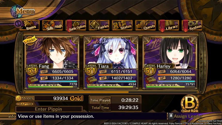 Скриншот 4 к игре Fairy Fencer F