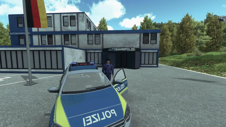 Скриншот 1 к игре Autobahn Police Simulator