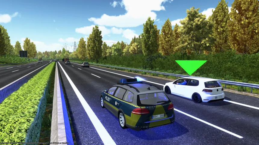 Скриншот 5 к игре Autobahn Police Simulator