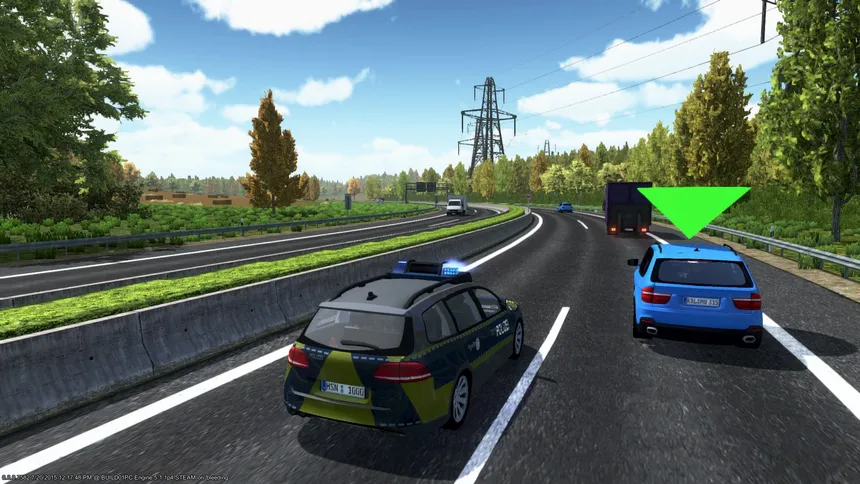 Скриншот 6 к игре Autobahn Police Simulator