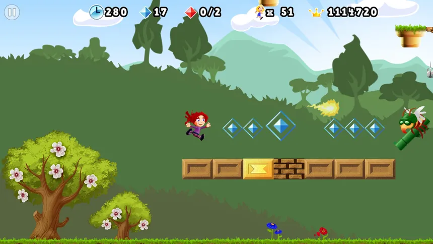 Скриншот 3 к игре Giana Sisters 2D