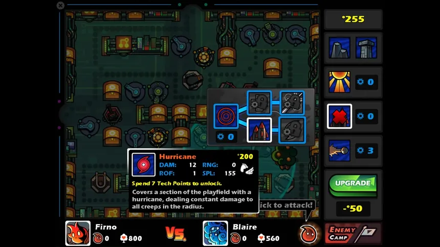 Скриншот 2 к игре Fire With Fire Tower Attack and Defense