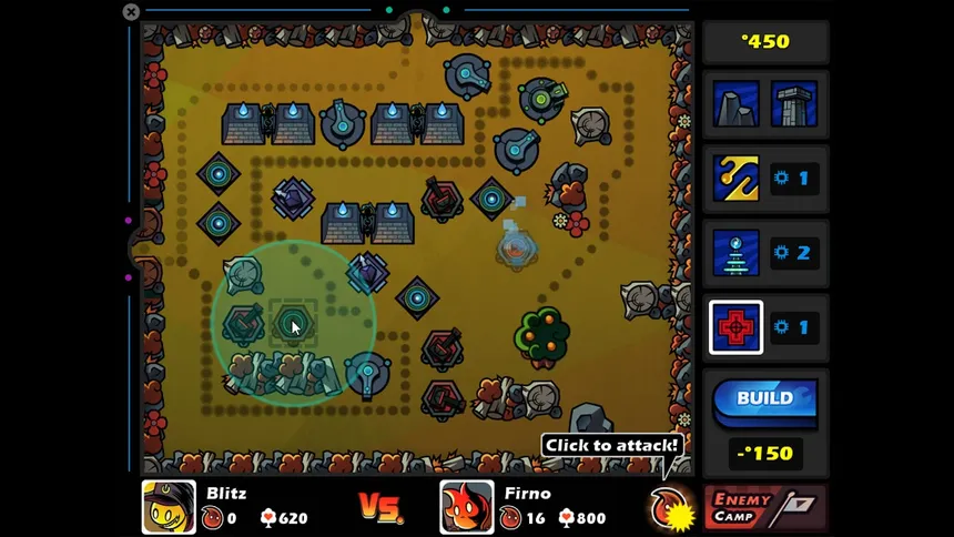 Скриншот 4 к игре Fire With Fire Tower Attack and Defense