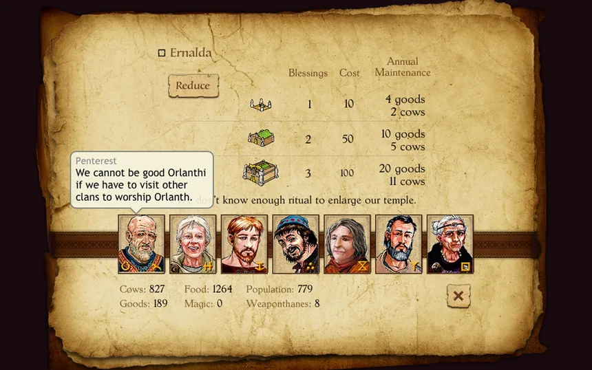 Скриншот 1 к игре King of Dragon Pass