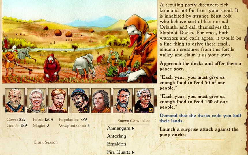 Скриншот 2 к игре King of Dragon Pass