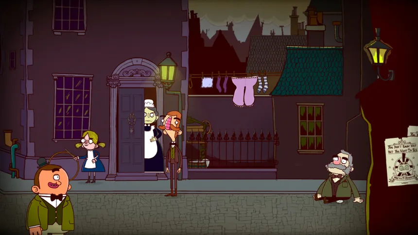 Скриншот 4 к игре Adventures of Bertram Fiddle 1: A Dreadly Business