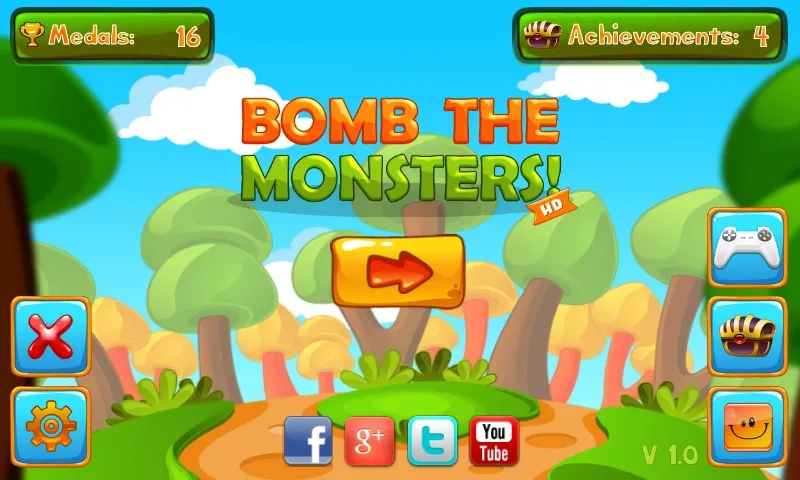 Скриншот 1 к игре Bomb The Monsters!