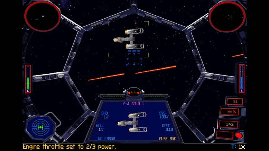Скриншот 5 к игре STAR WARS: TIE Fighter Special Edition