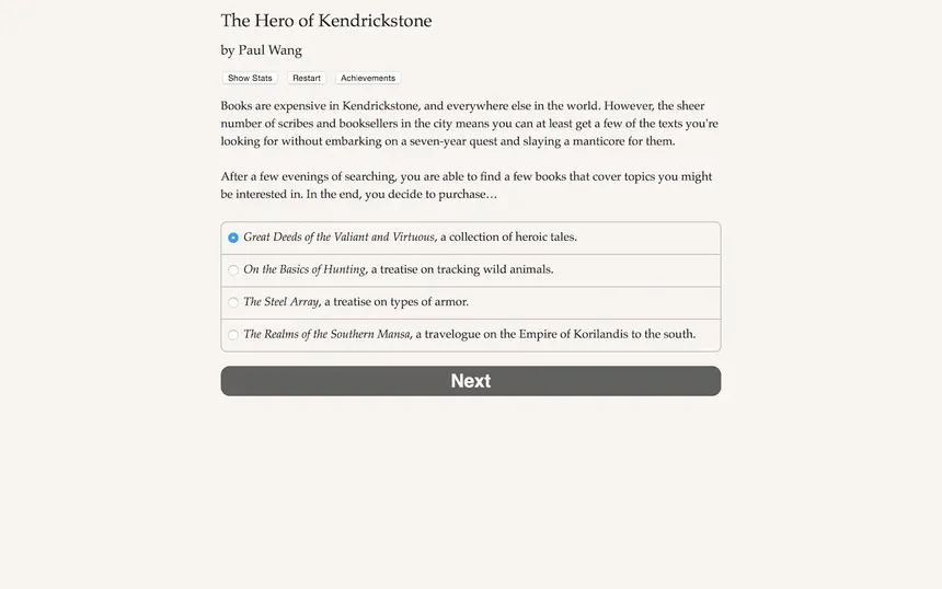Скриншот 2 к игре The Hero of Kendrickstone