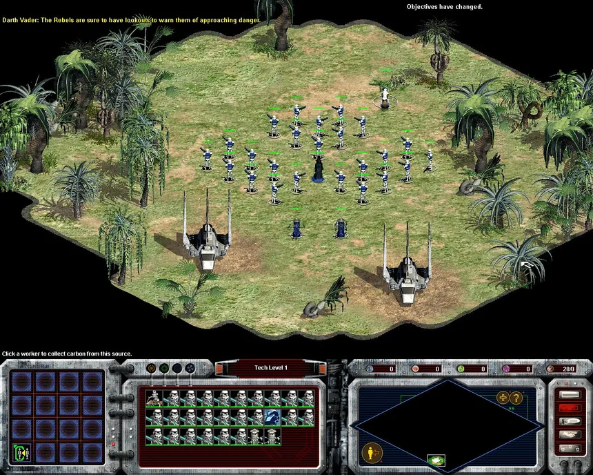 Скриншот 1 к игре STAR WARS Galactic Battlegrounds Saga