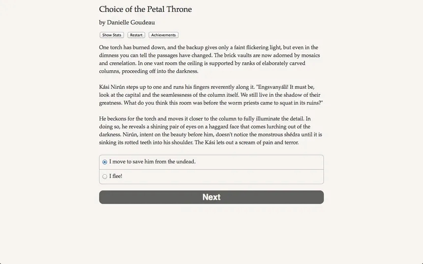 Скриншот 3 к игре Choice of the Petal Throne