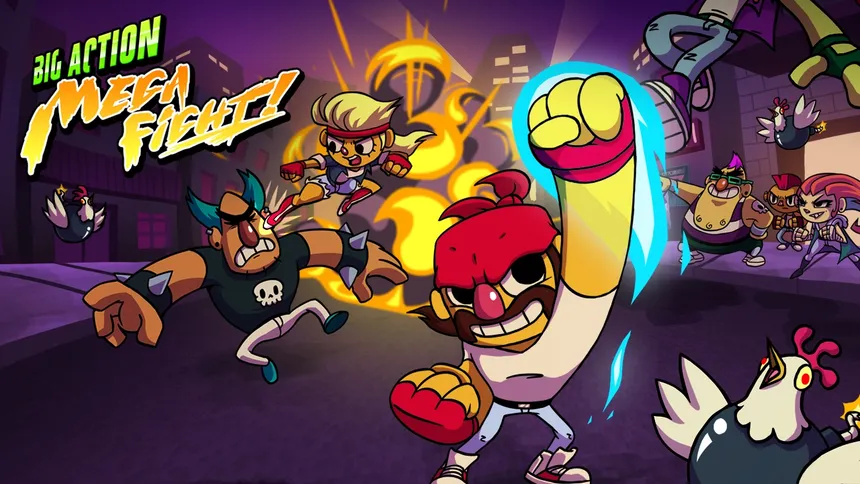 Скриншот 1 к игре Big Action Mega Fight!