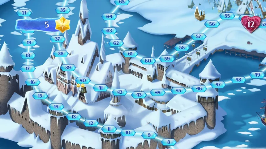 Скриншот 4 к игре Frozen Free Fall: Snowball Fight