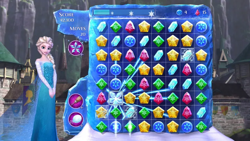 Скриншот 6 к игре Frozen Free Fall: Snowball Fight