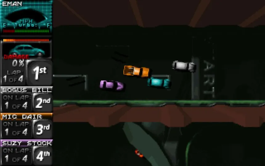 Скриншот 1 к игре Death Rally (Classic)
