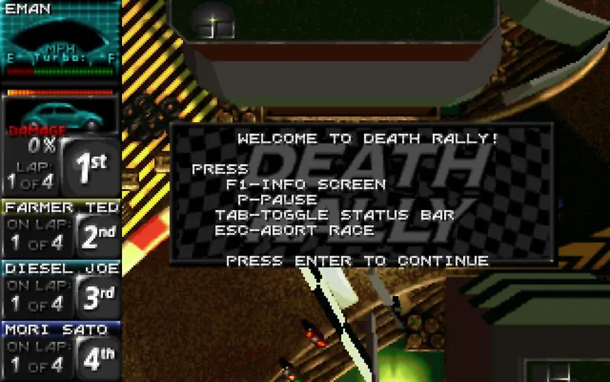 Скриншот 6 к игре Death Rally (Classic)