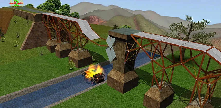 Скриншот 1 к игре 3d Bridges