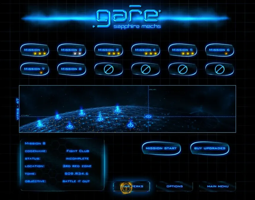 Скриншот 6 к игре Gare Sapphire Mechs
