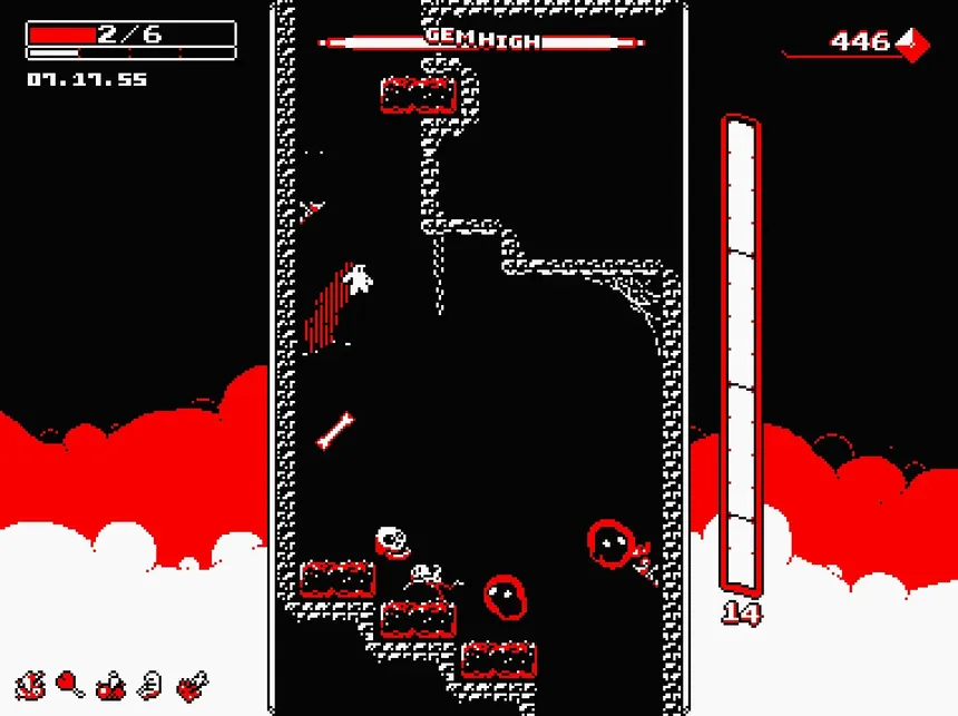 Скриншот 1 к игре Downwell