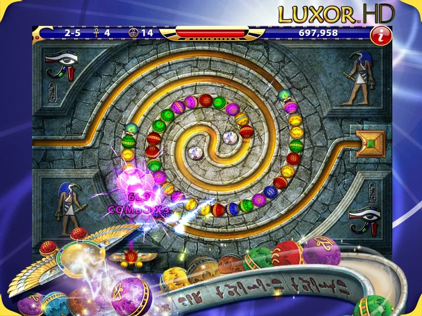 Скриншот 3 к игре Luxor HD