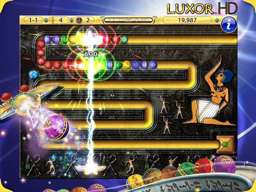 Скриншот 7 к игре Luxor HD