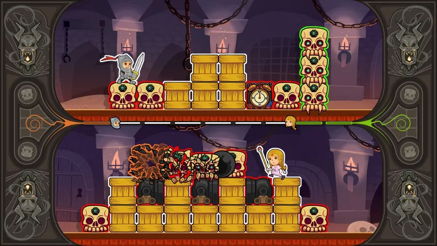 Скриншот 1 к игре Knight & Damsel