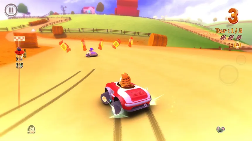 Скриншот 3 к игре Garfield Kart