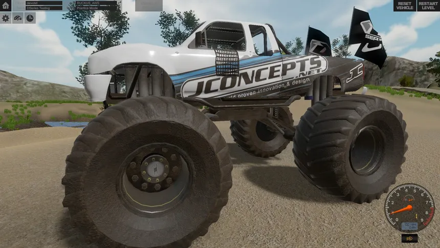 Скриншот 4 к игре D Series OFF ROAD Driving Simulation