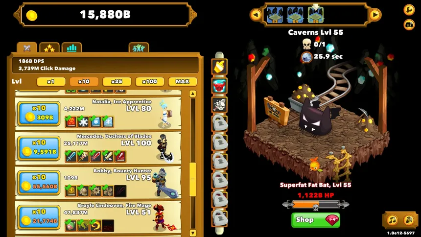 Скриншот 2 к игре Clicker Heroes