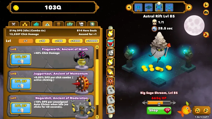 Скриншот 4 к игре Clicker Heroes