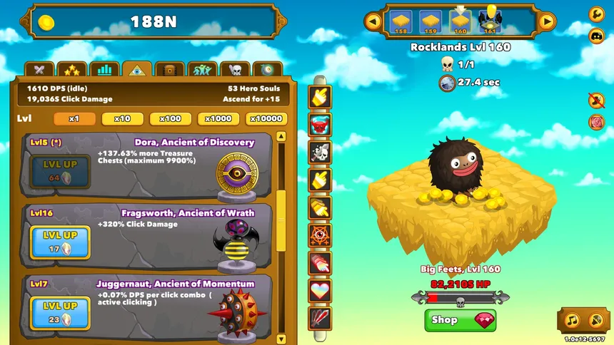 Скриншот 7 к игре Clicker Heroes