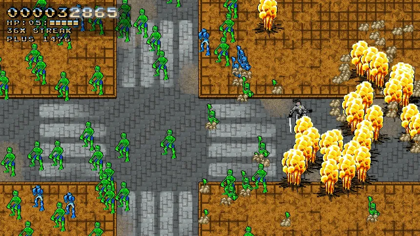 Скриншот 3 к игре Space Robot Samurai Zombie Slayer