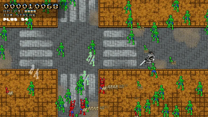 Скриншот 5 к игре Space Robot Samurai Zombie Slayer