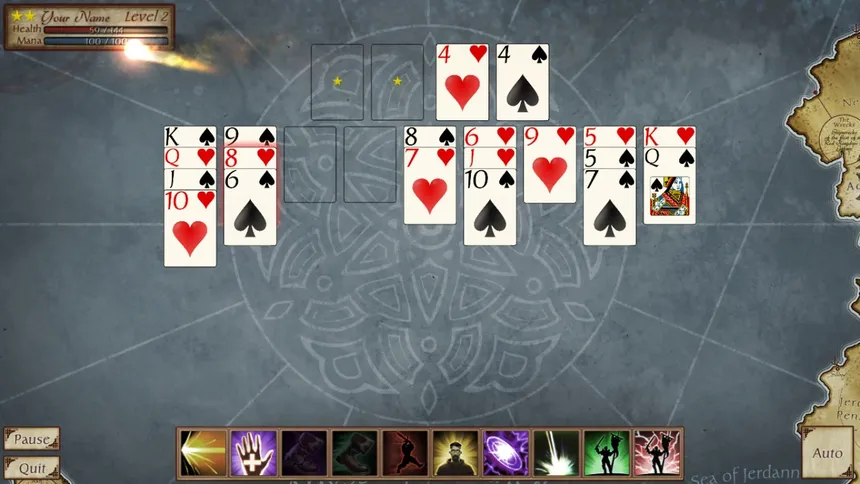 Скриншот 2 к игре FreeCell Quest