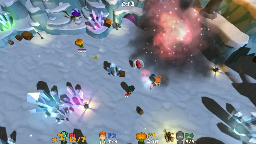 Скриншот 1 к игре Super Snow Fight