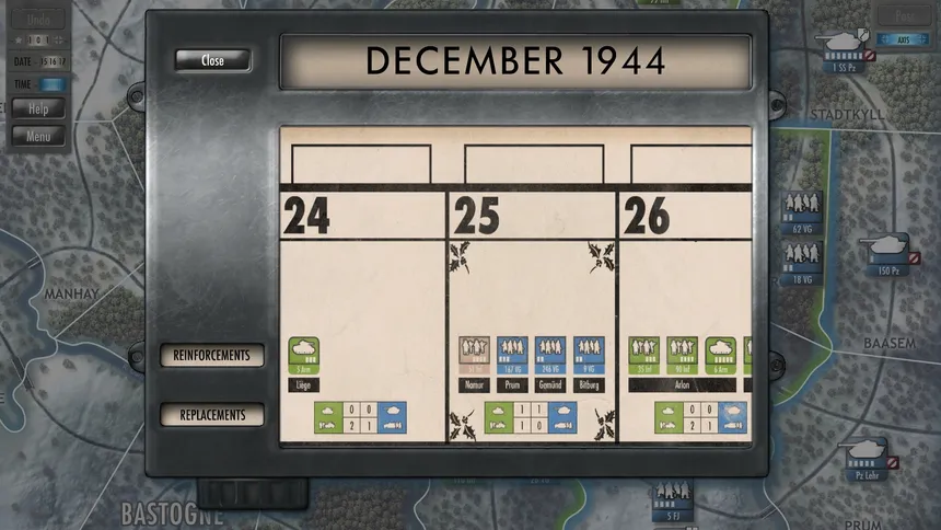 Скриншот 3 к игре Battle of the Bulge