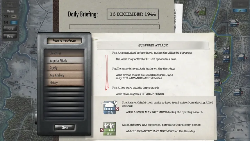 Скриншот 5 к игре Battle of the Bulge