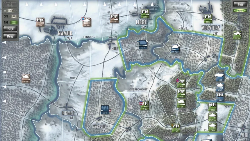 Скриншот 6 к игре Battle of the Bulge