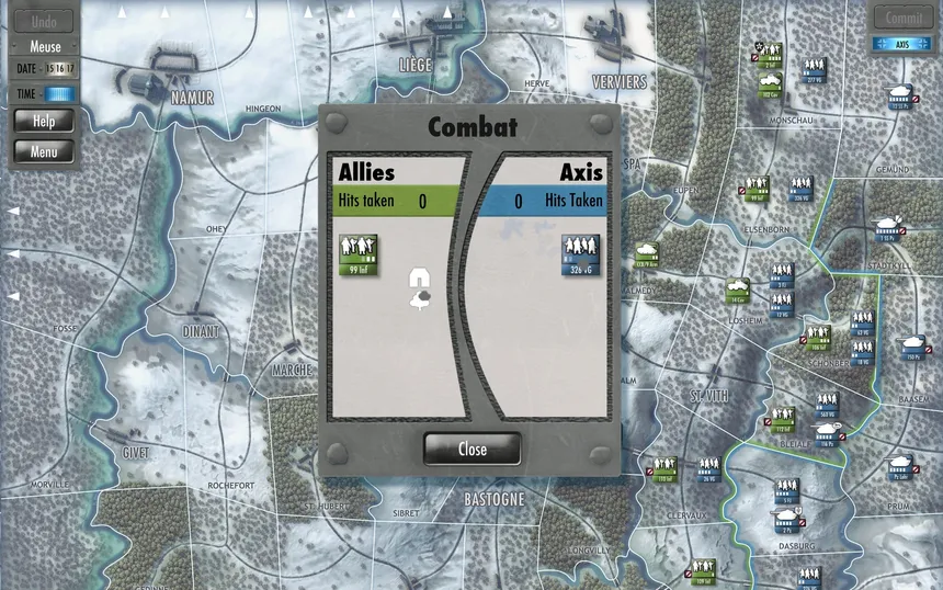 Скриншот 7 к игре Battle of the Bulge