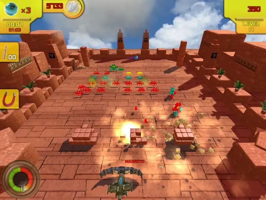 Скриншот 1 к игре Breakout Invaders