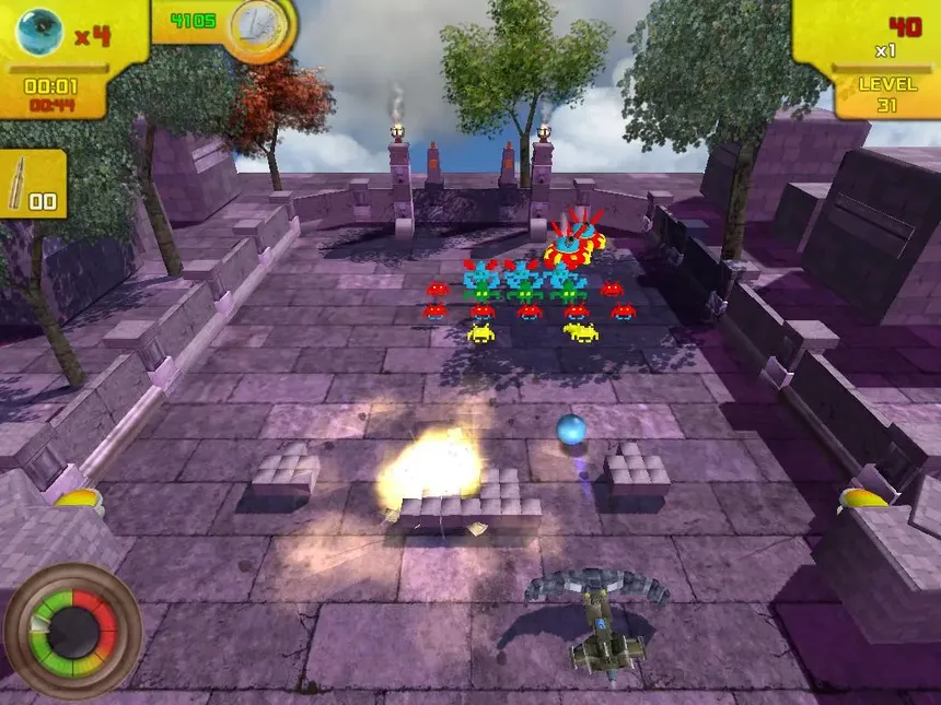 Скриншот 4 к игре Breakout Invaders