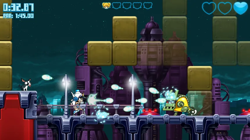 Скриншот 2 к игре Mighty Switch Force! Hyper Drive Edition