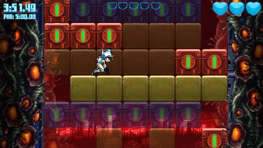 Скриншот 6 к игре Mighty Switch Force! Hyper Drive Edition