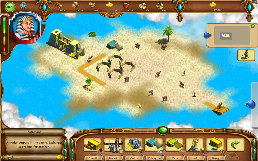 Скриншот 3 к игре Egyptian Settlement Gold