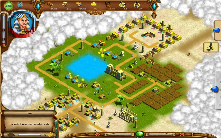 Скриншот 4 к игре Egyptian Settlement Gold