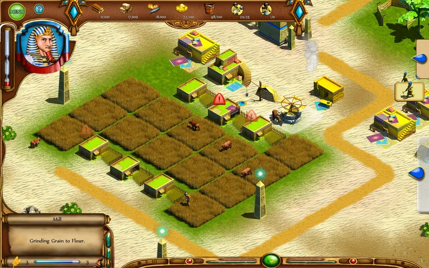 Скриншот 5 к игре Egyptian Settlement Gold