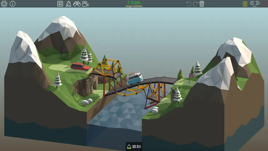Скриншот 4 к игре Poly Bridge