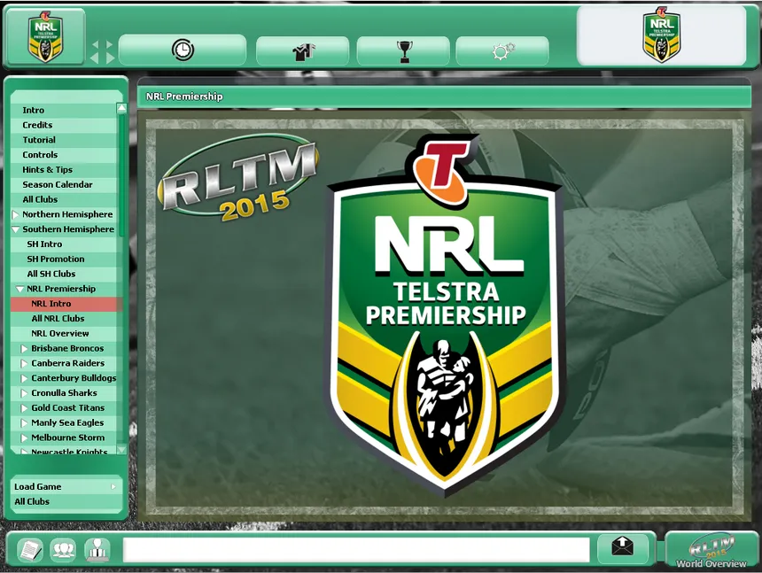 Скриншот 2 к игре Rugby League Team Manager 2015